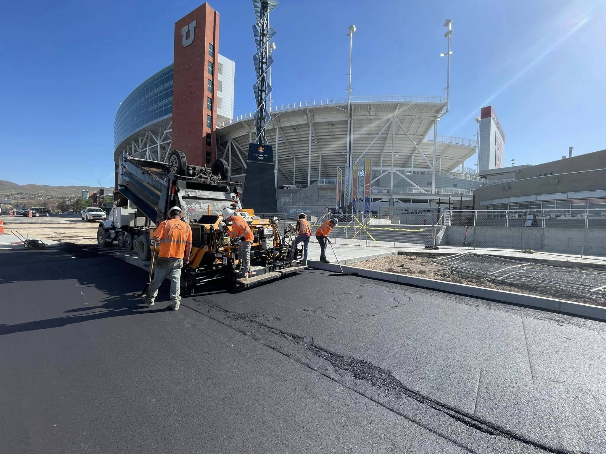 Utah asphalt service areas for asphalt paving, sealcoating, striping, and asphalt repair by Eckles Paving