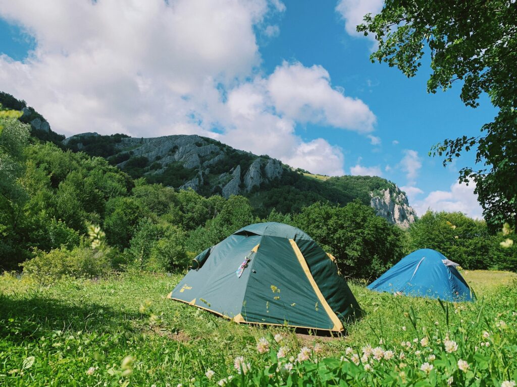 camp de camping en provence sur les hauteurs