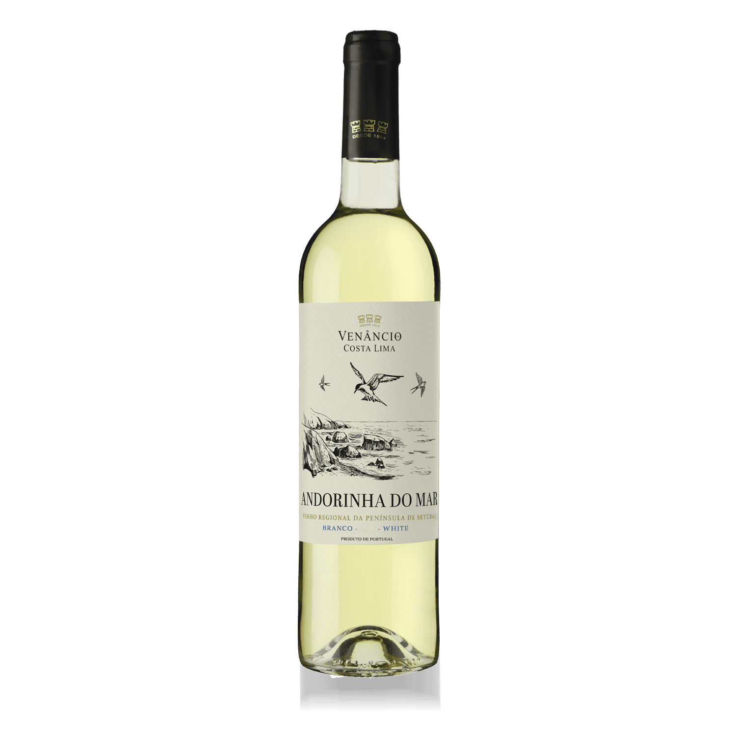 Refúgio de vinho branco regional da Península de Setúbal, produzido por Venâncio da Costa Lima, com destaque para a sua elegância e sabor refrescante, ideal para acompanhar pratos de marisco ou momentos especiais.