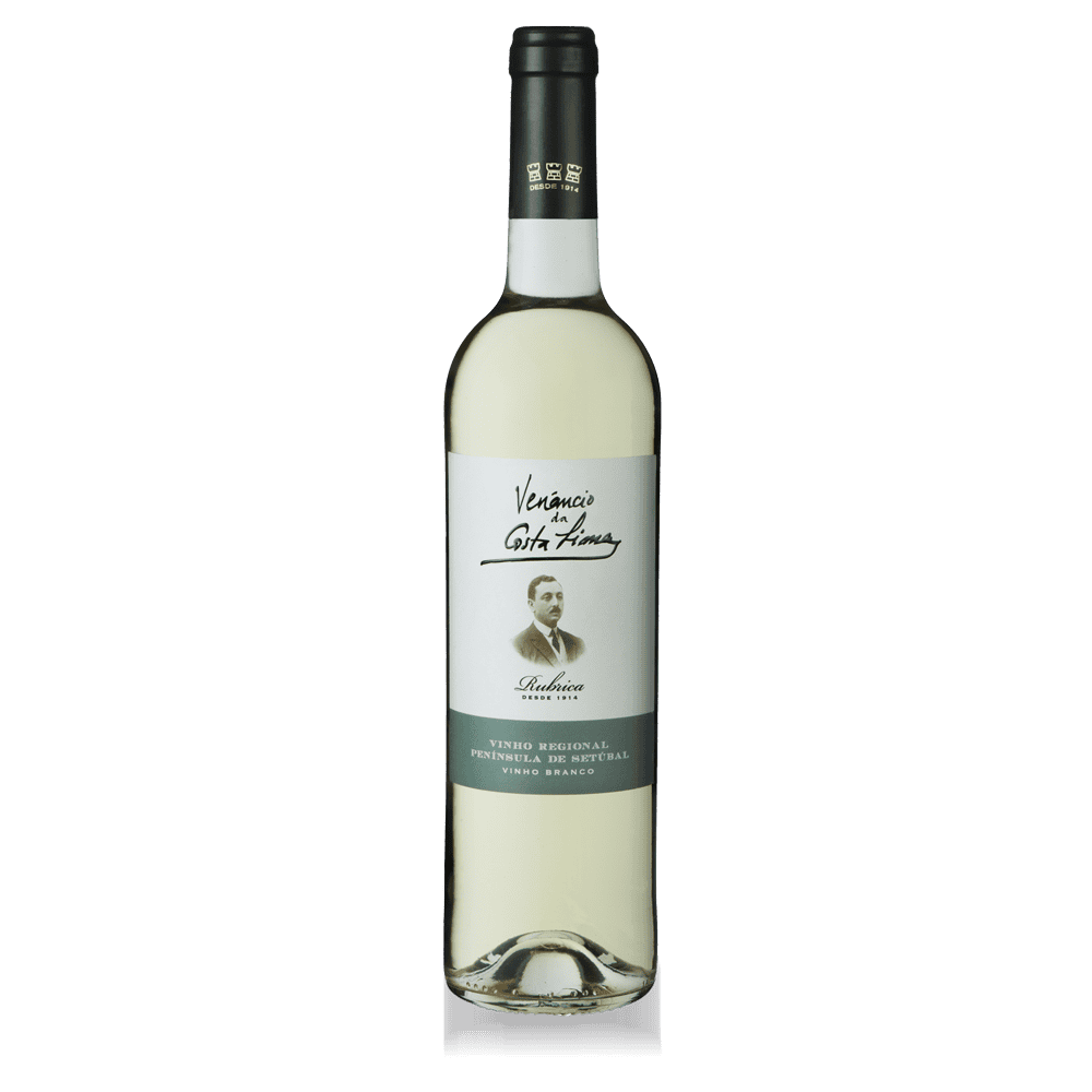 Vinho branco Venâncio da Costa Lima, produzido na Península de Setúbal, destaque pela qualidade e tradição na vinificação regional portuguesa.