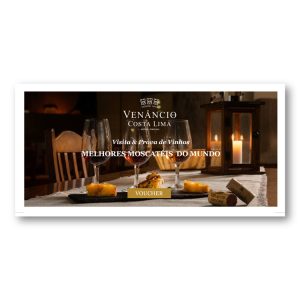 Voucher Oferta de Visita & Prova de Vinhos MELHORES MOSCATÉIS DO MUNDO