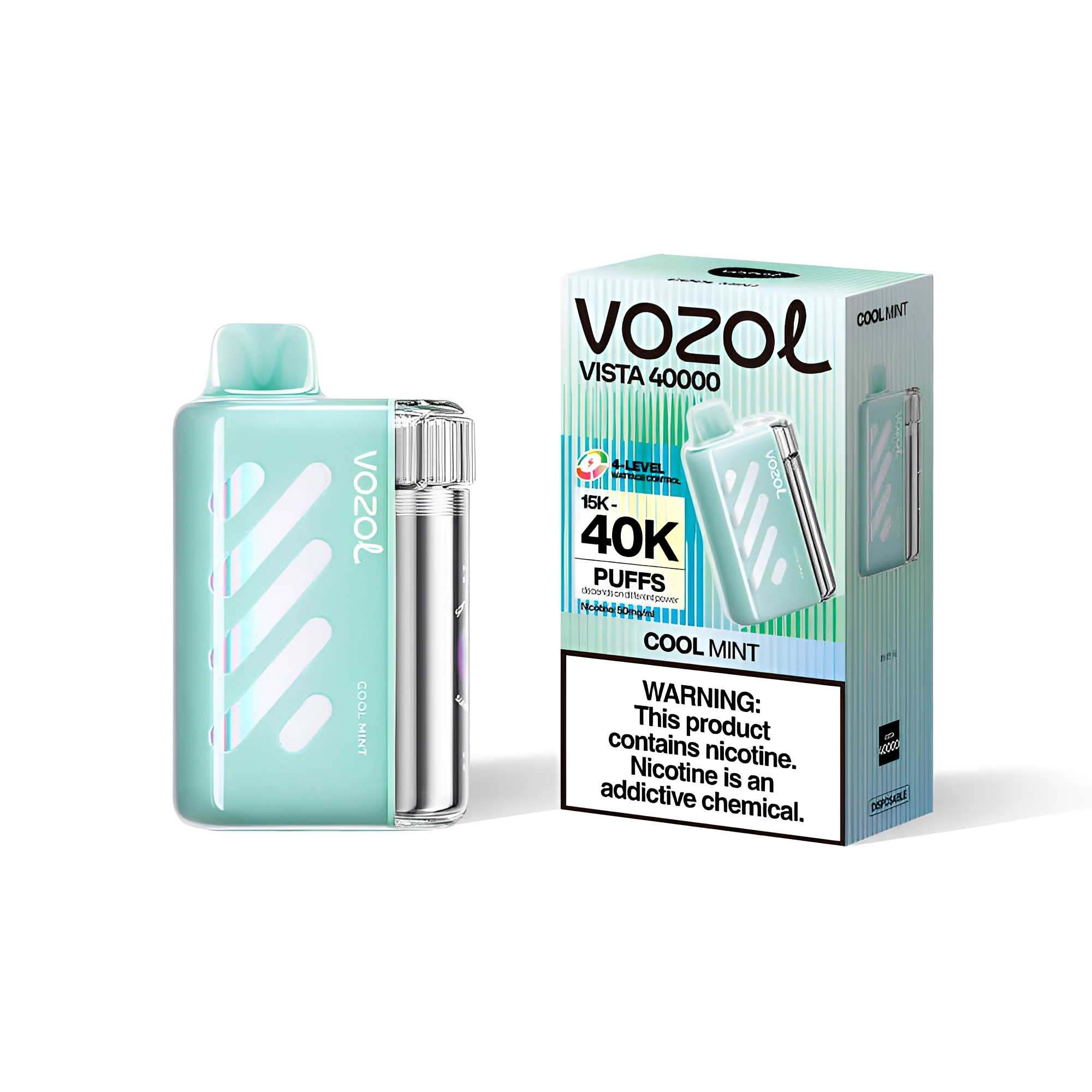 Vozol Vista 40000 Cool Mint – Bild 2