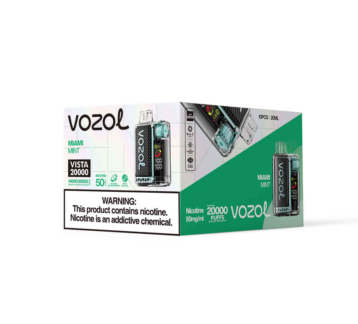 Vozol Vista 20000 Miami Mint – Image 3