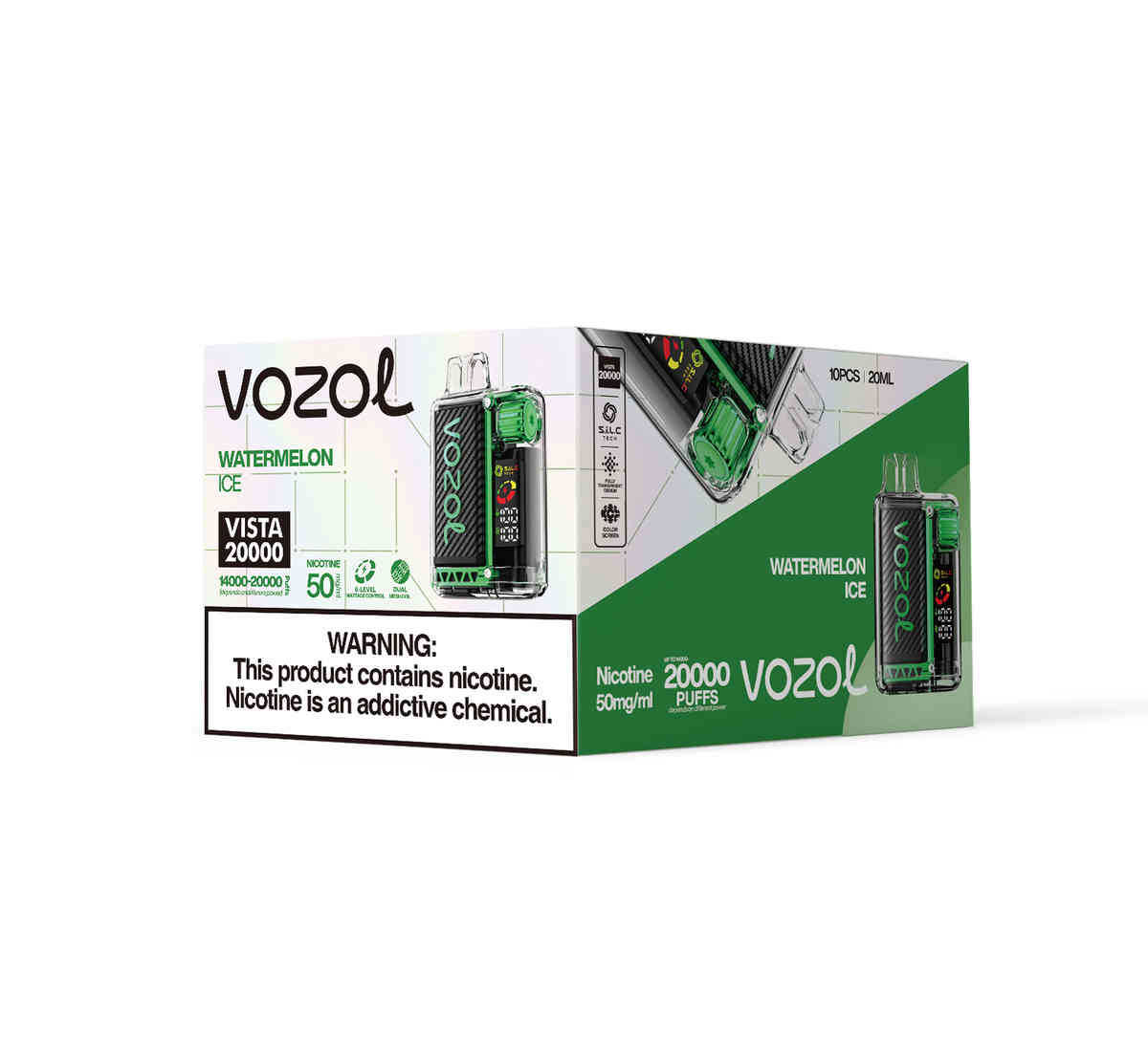 Vozol Vista 20000 Watermelon Ice - Billede 3