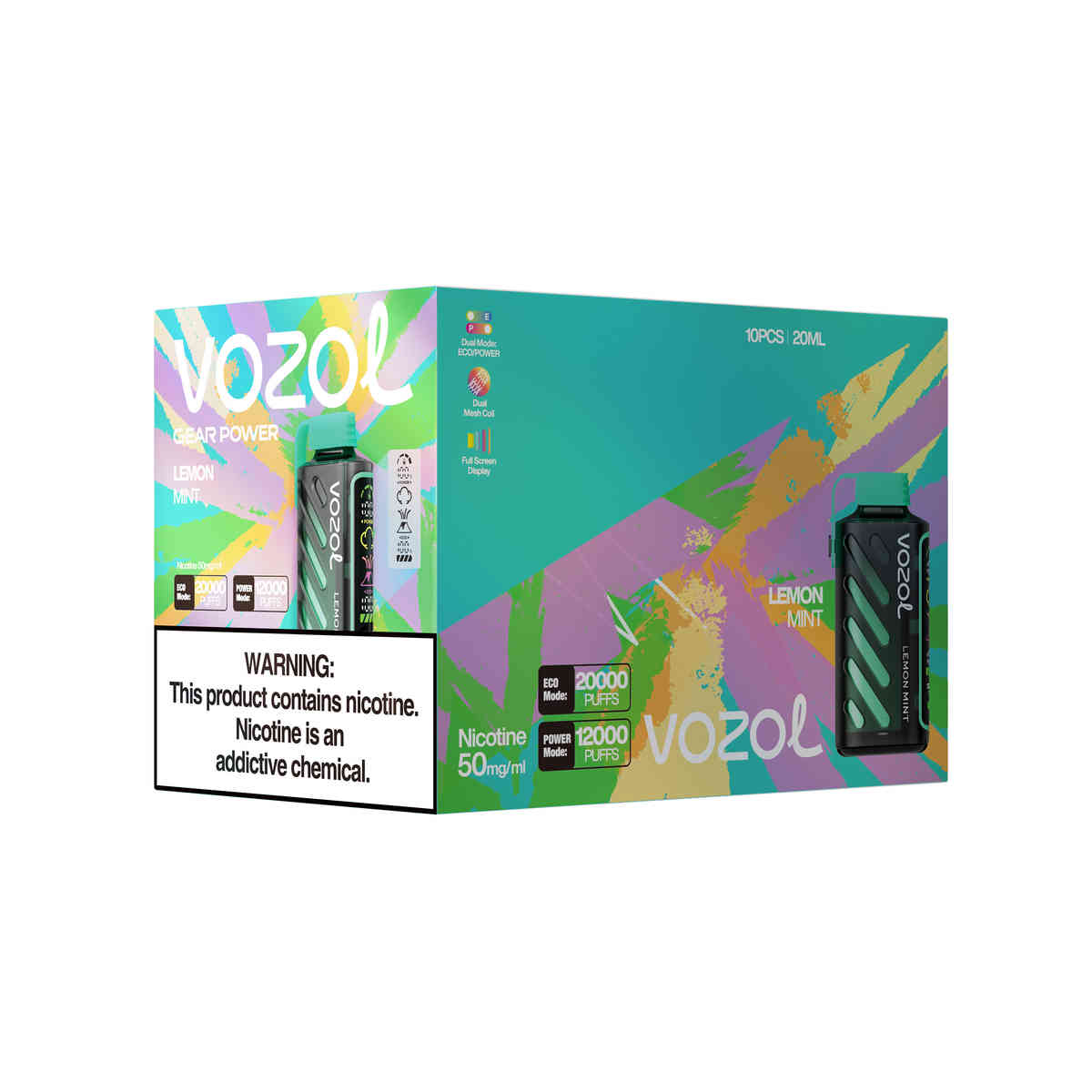 Vozol Gear Power 20000 Lemon Lime – Bild 3