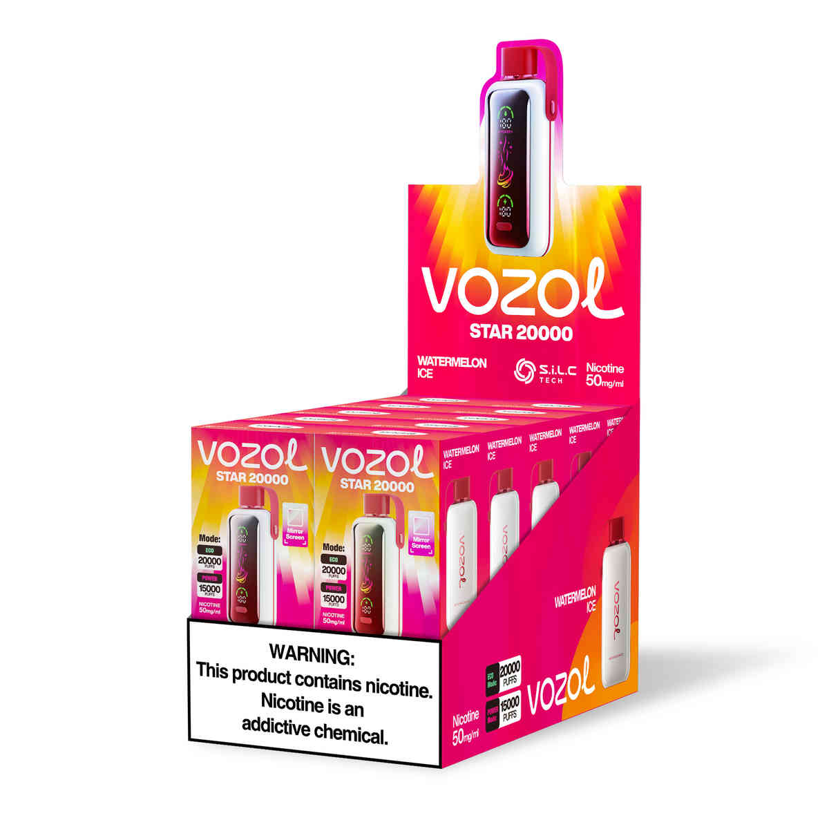 VOZOL STAR 20000 Watermelon Ice - Kép 3