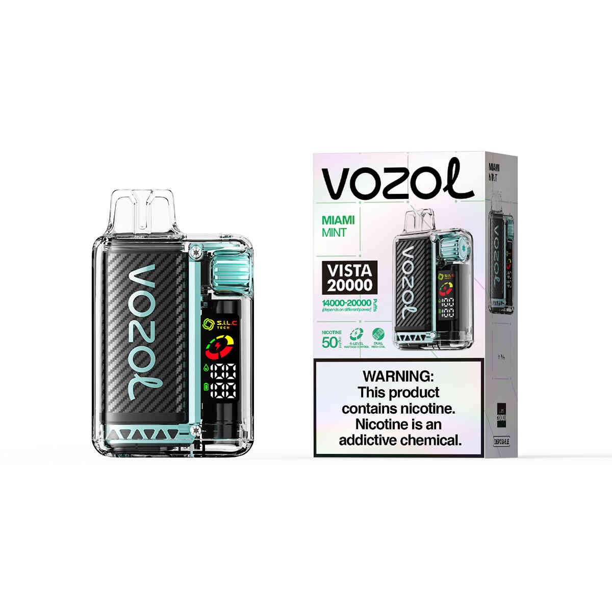 Vozol Vista 20000 Miami Mint – Image 2