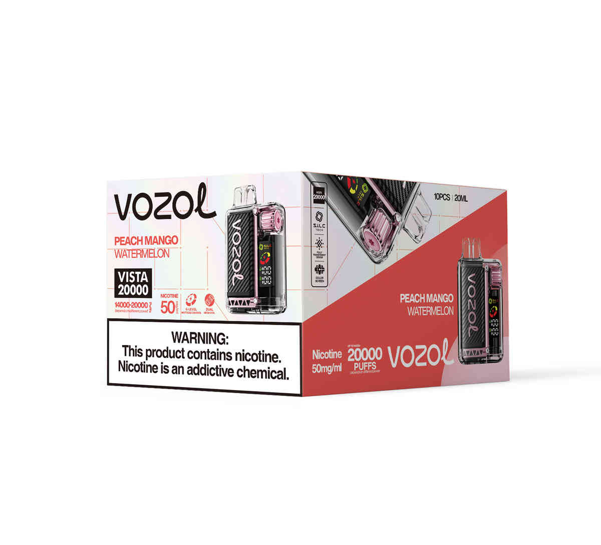 Vozol Vista 20000 Peach Mango Watermelon