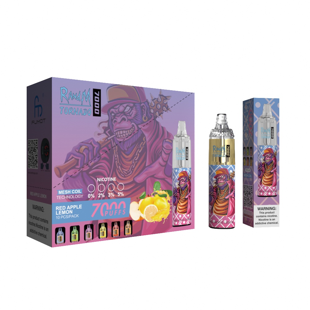 RandM Tornado 7000 Red Apple Lemon – Bild 3