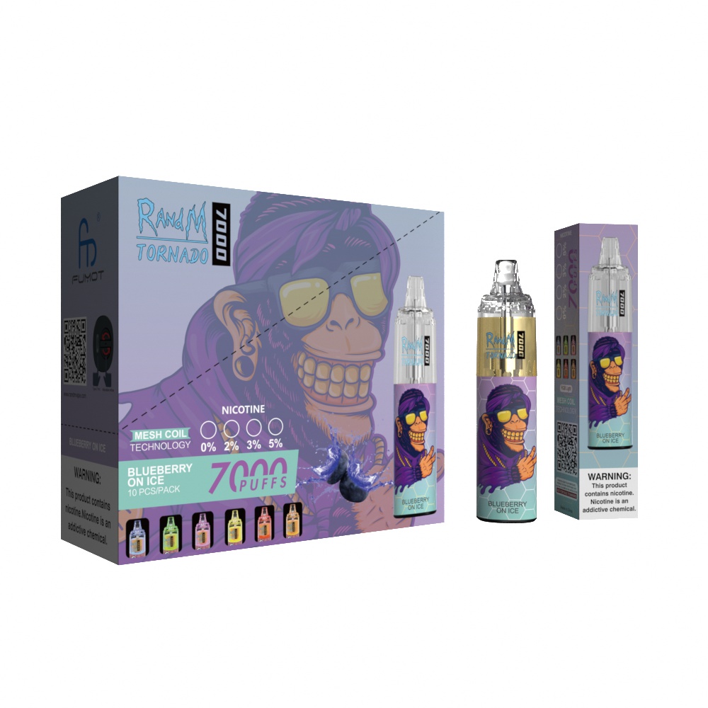 RandM Tornado 7000 Blueberry On Ice - Imagen 3