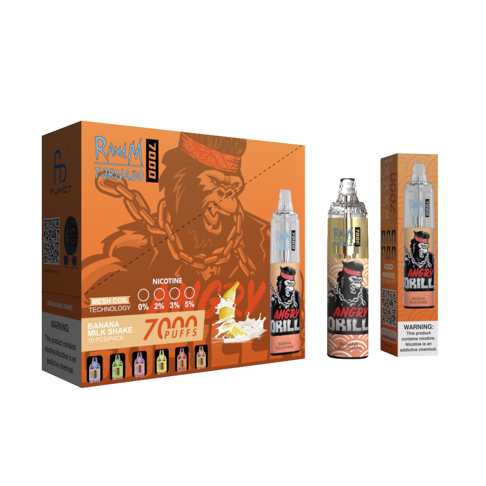 RandM Tornado 7000 Banana Milkshake - Afbeelding 3