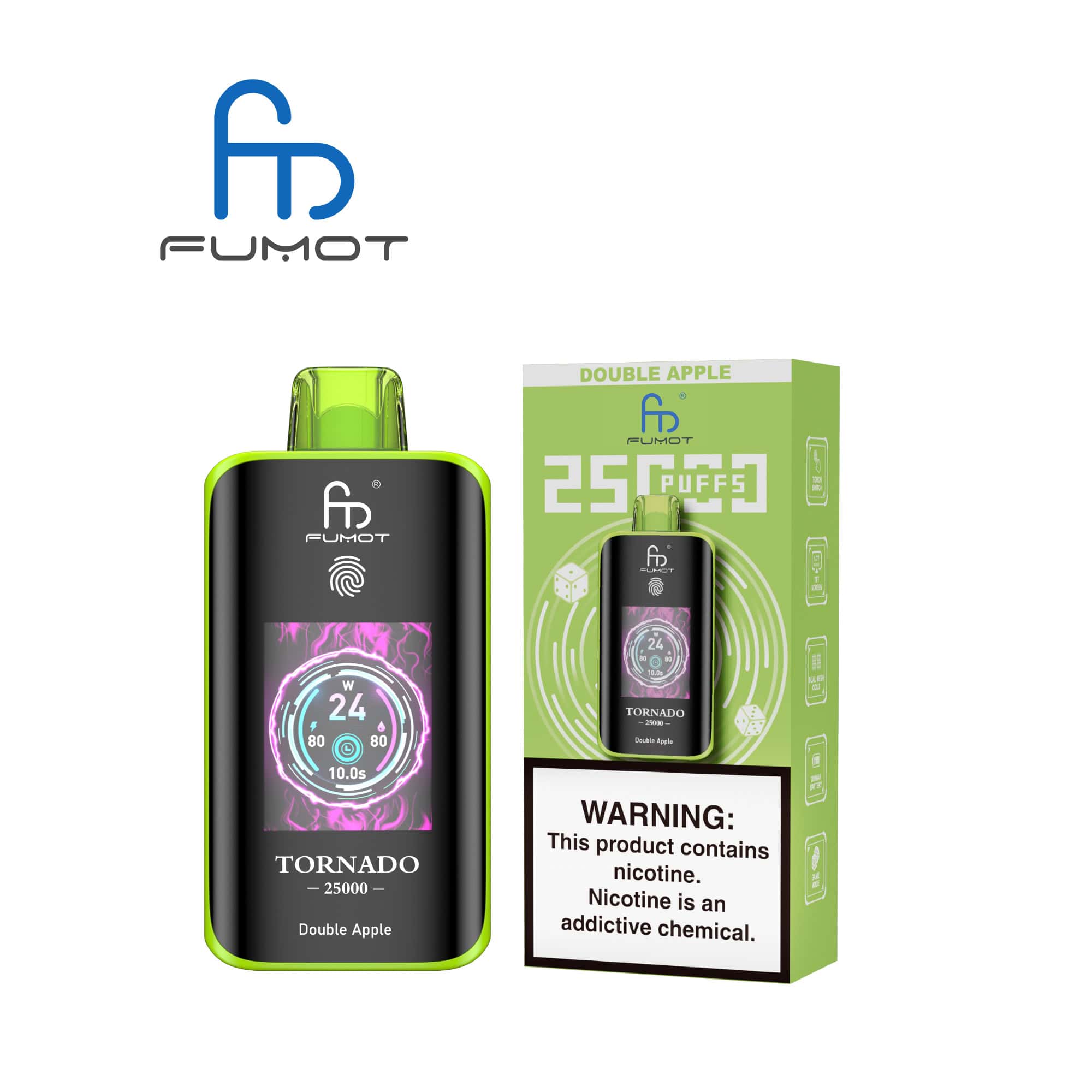 Fumot Tornado 25000 Double Apple – Bild 3