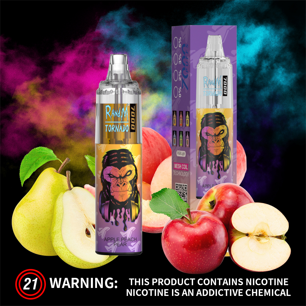 RandM Tornado 7000 Apple Peach Pear