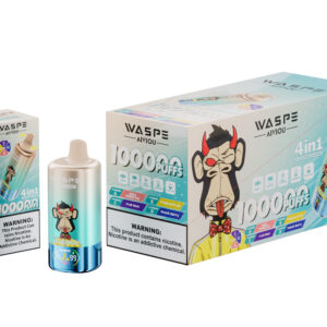 WASPE 4 in 1 100000 Juicy Peach Ice/Tropical Fruit/Fruit Blast/Peach Berry – Bild 3