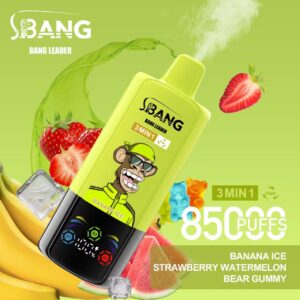 Bang Leader 85000 Banana Ice/Strawberry Watermelon/Bear Gummy