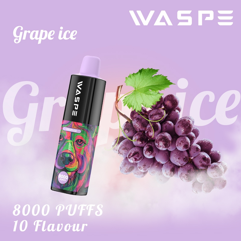 WASPE 8000 Grape Ice