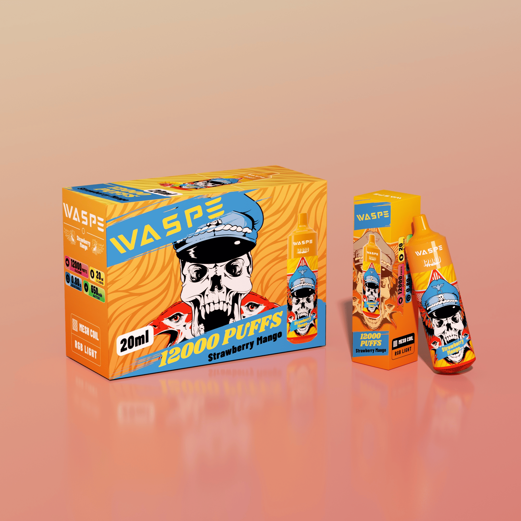WASPE 12000 Strawberry Mango