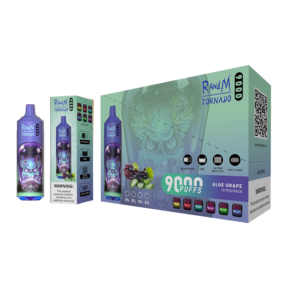 RandM Tornado 9000 Aloe Grape
