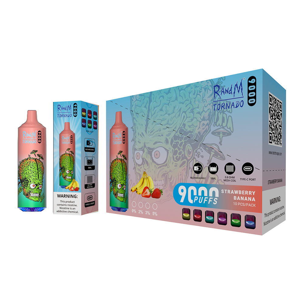 RandM Tornado 9000 Strawberry Banana