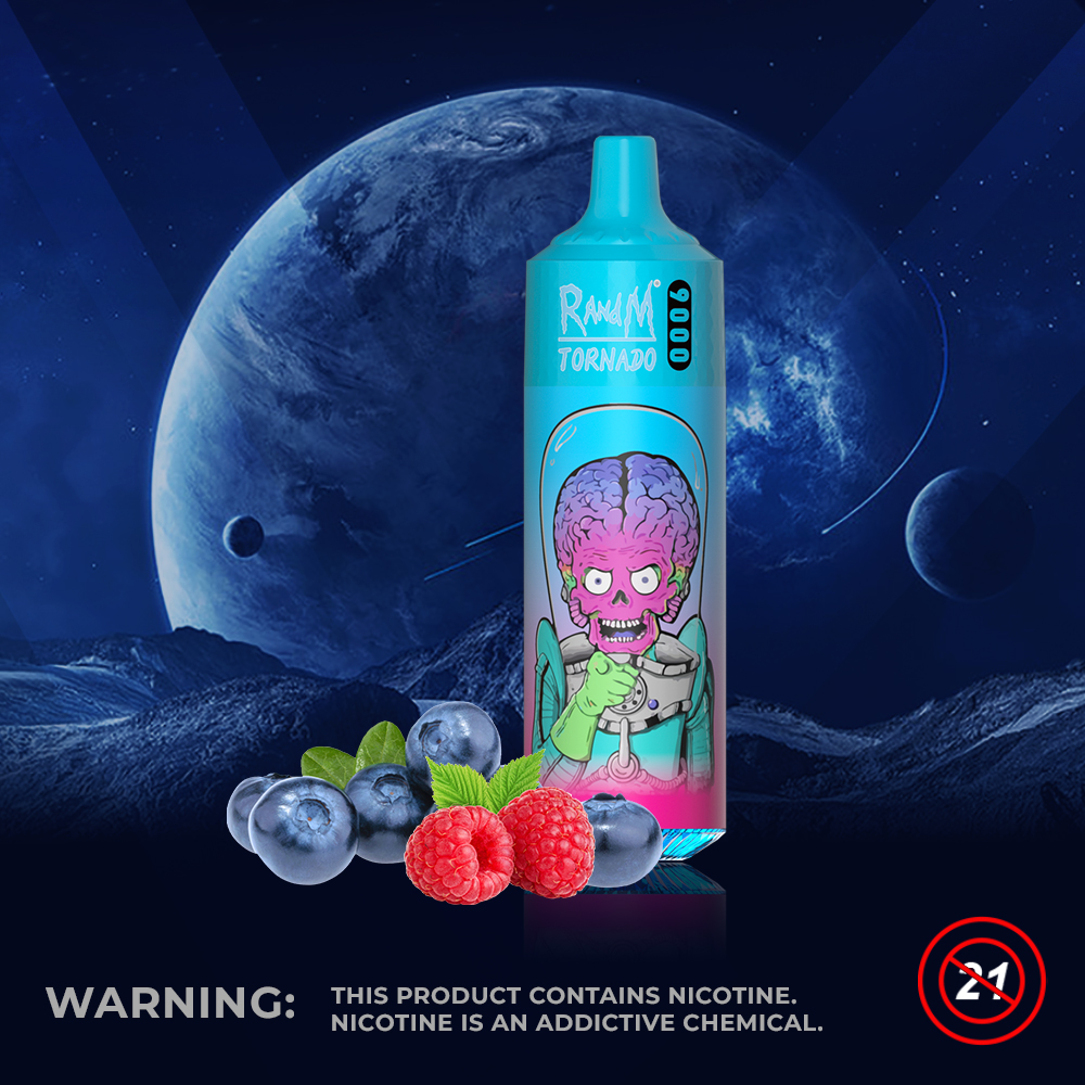 RandM Tornado 9000 Blueberry Raspberry