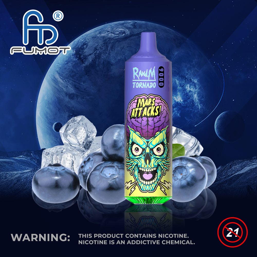 RandM Tornado 9000 Blueberry Ice