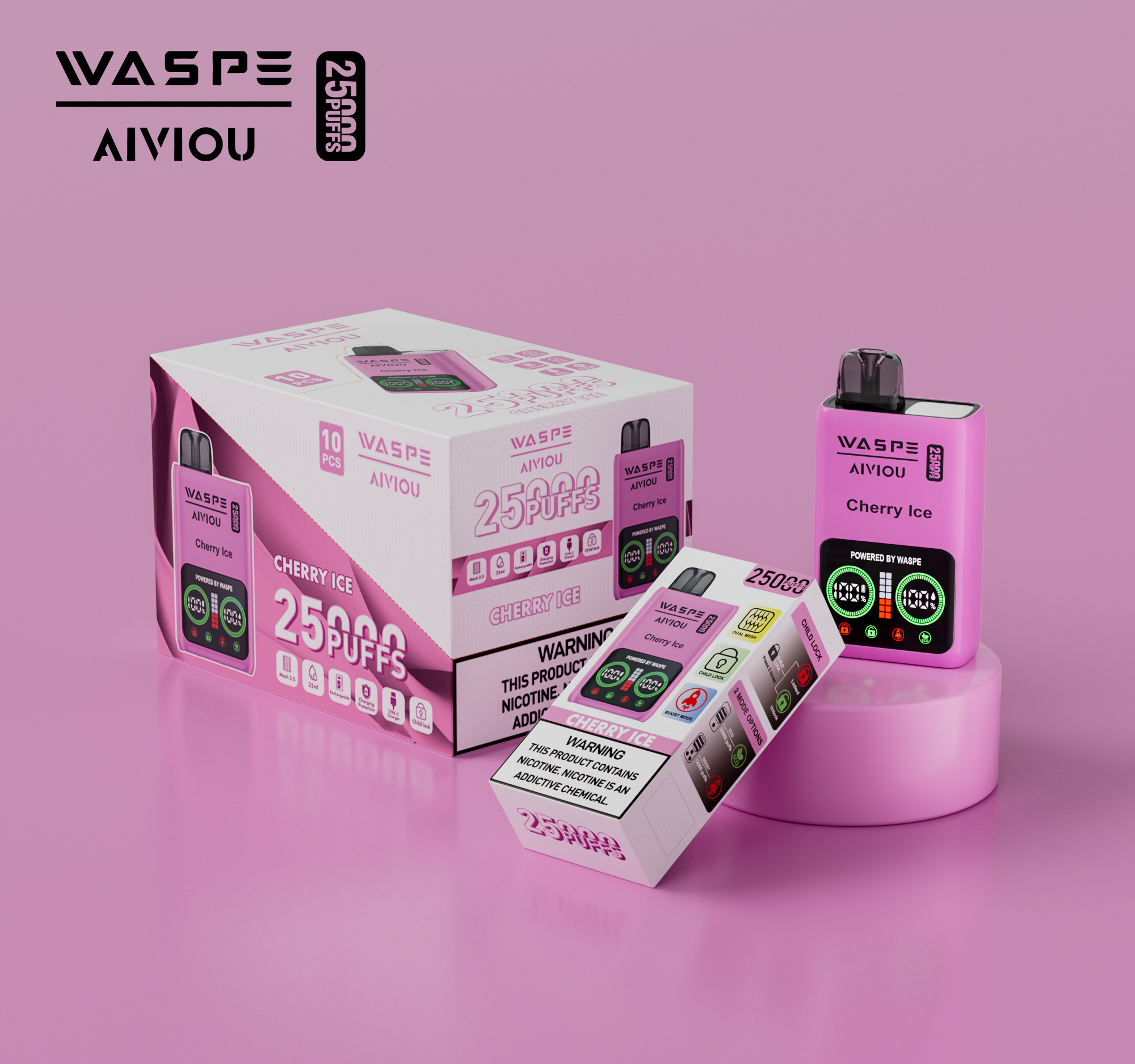 WASPE 25000 Cherry Ice