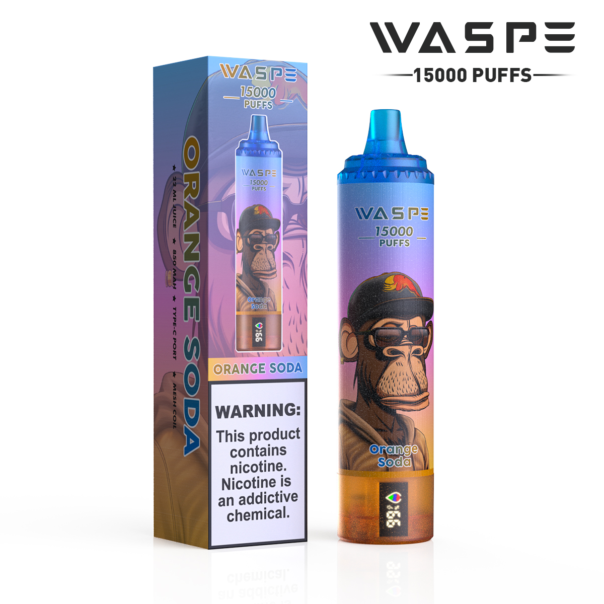 WASPE 15000 Orange Soda