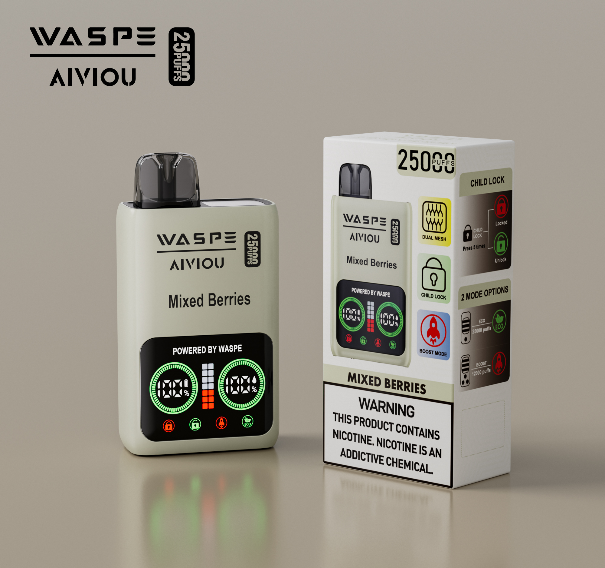 WASPE 25000 Mixed Berries