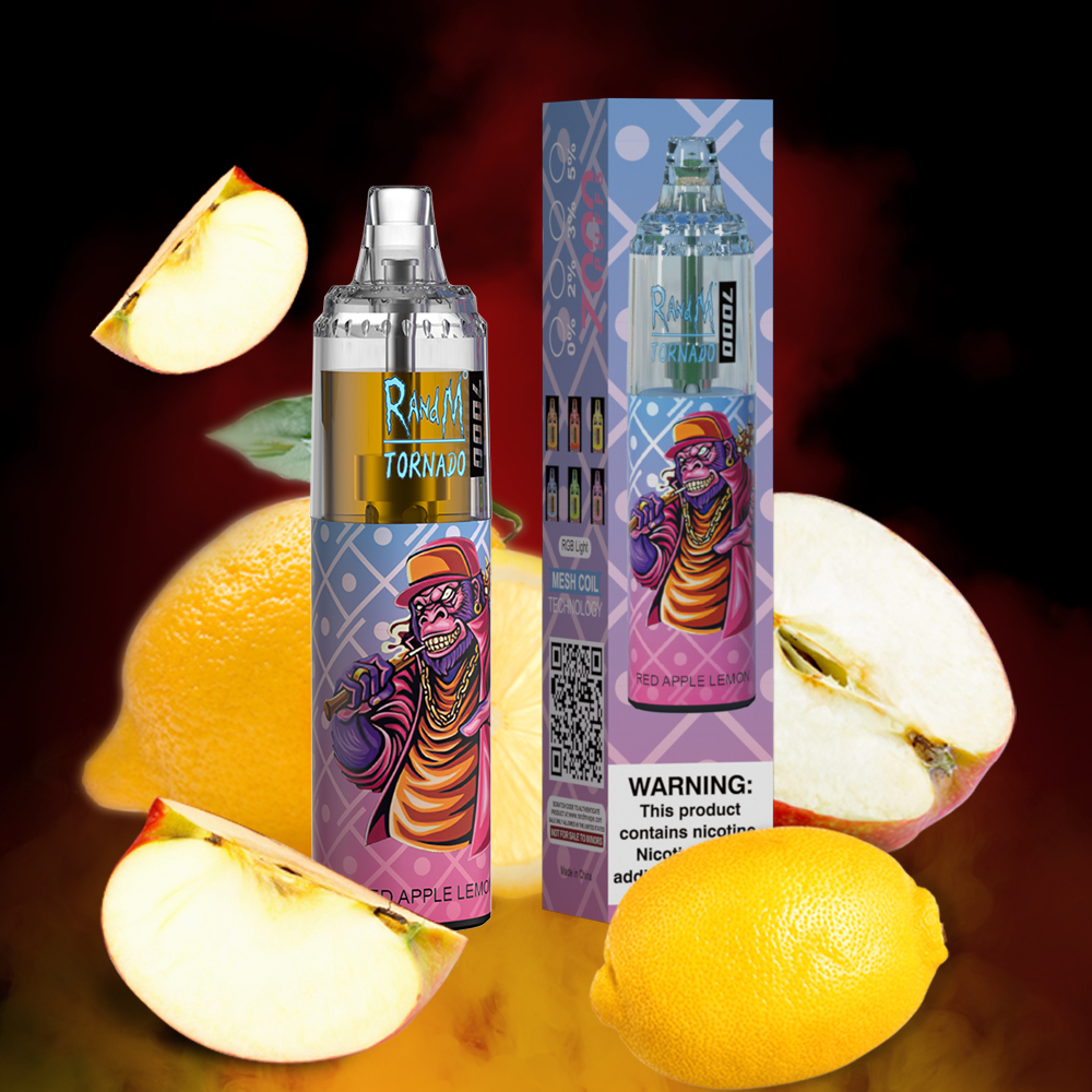 RandM Tornado 7000 Red Apple Lemon