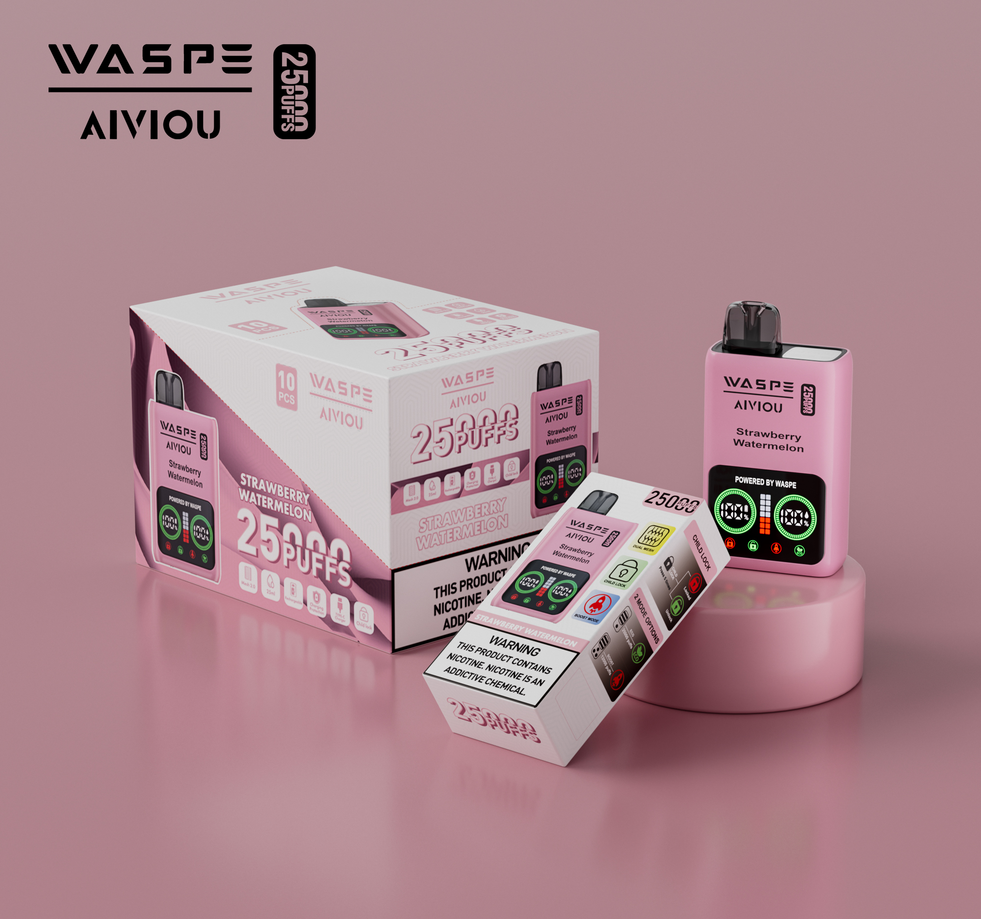 WASPE 25000 Strawberry Watermelon