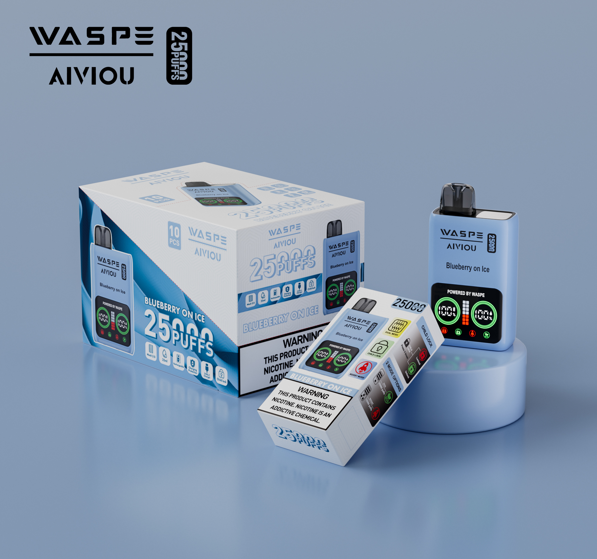 WASPE 25000 Blueberry On Ice