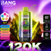Bang Legend 120K Blueberry Ice/Kiwi Passion Fruit Guava/Triple Melon/Peach Pineapple/Passionate Kiss