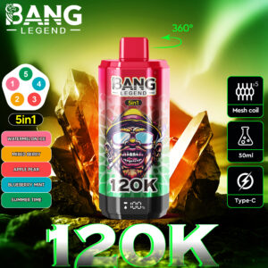 Bang Legend 120K Watermelon Ice/Mixed Berries/Apple Pear/Blueberry Mint/Summer Time