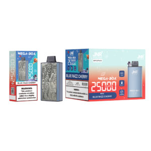 JNR Mega Box 25000 Blue Razz Cherry