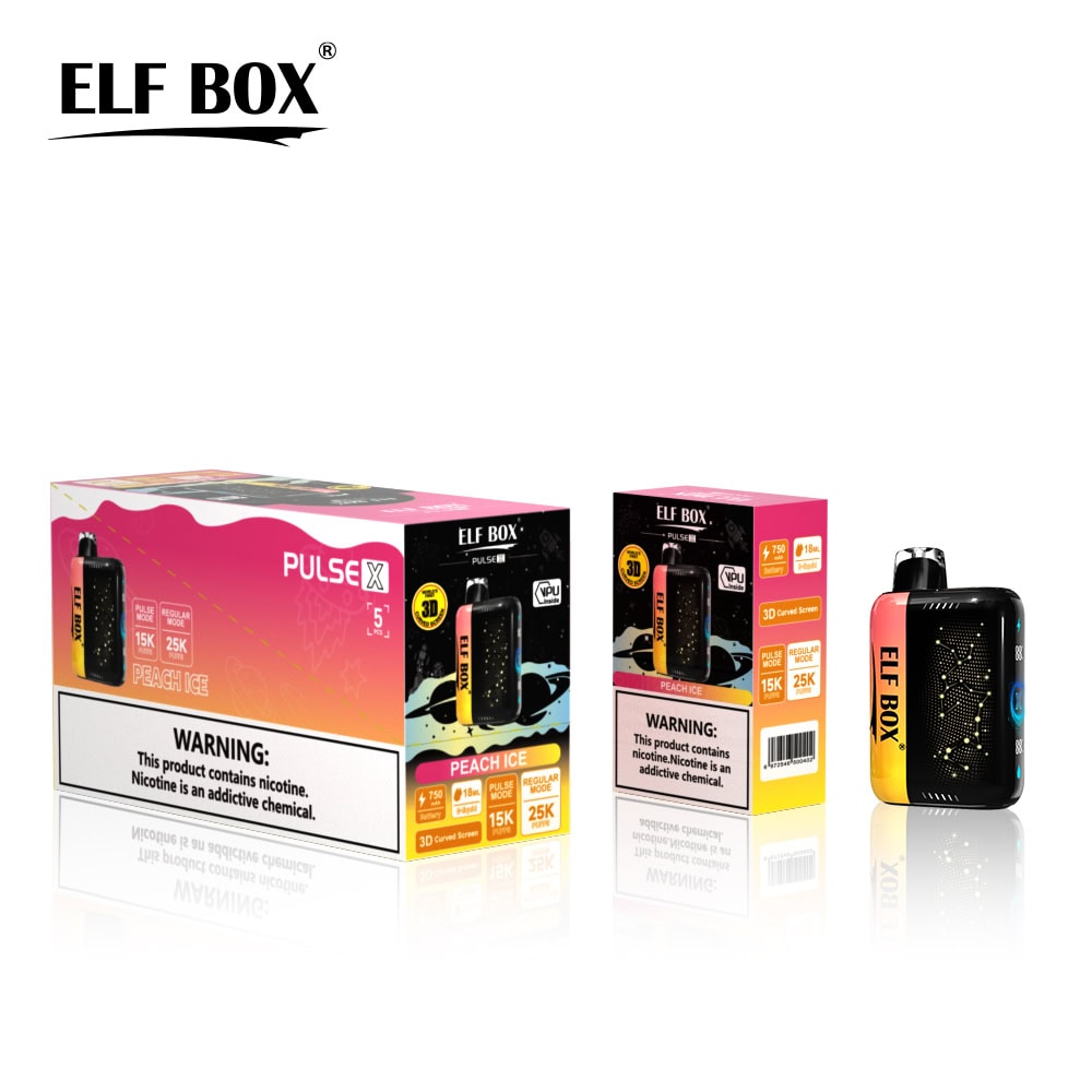 ELF BOX PULSE X 25000 Peach Ice – Bild 3