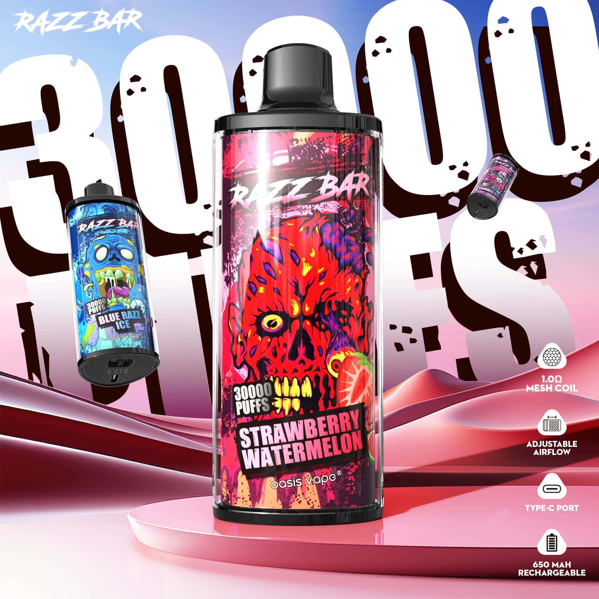 Razz Bar 30000 Mango Peach Watermelon