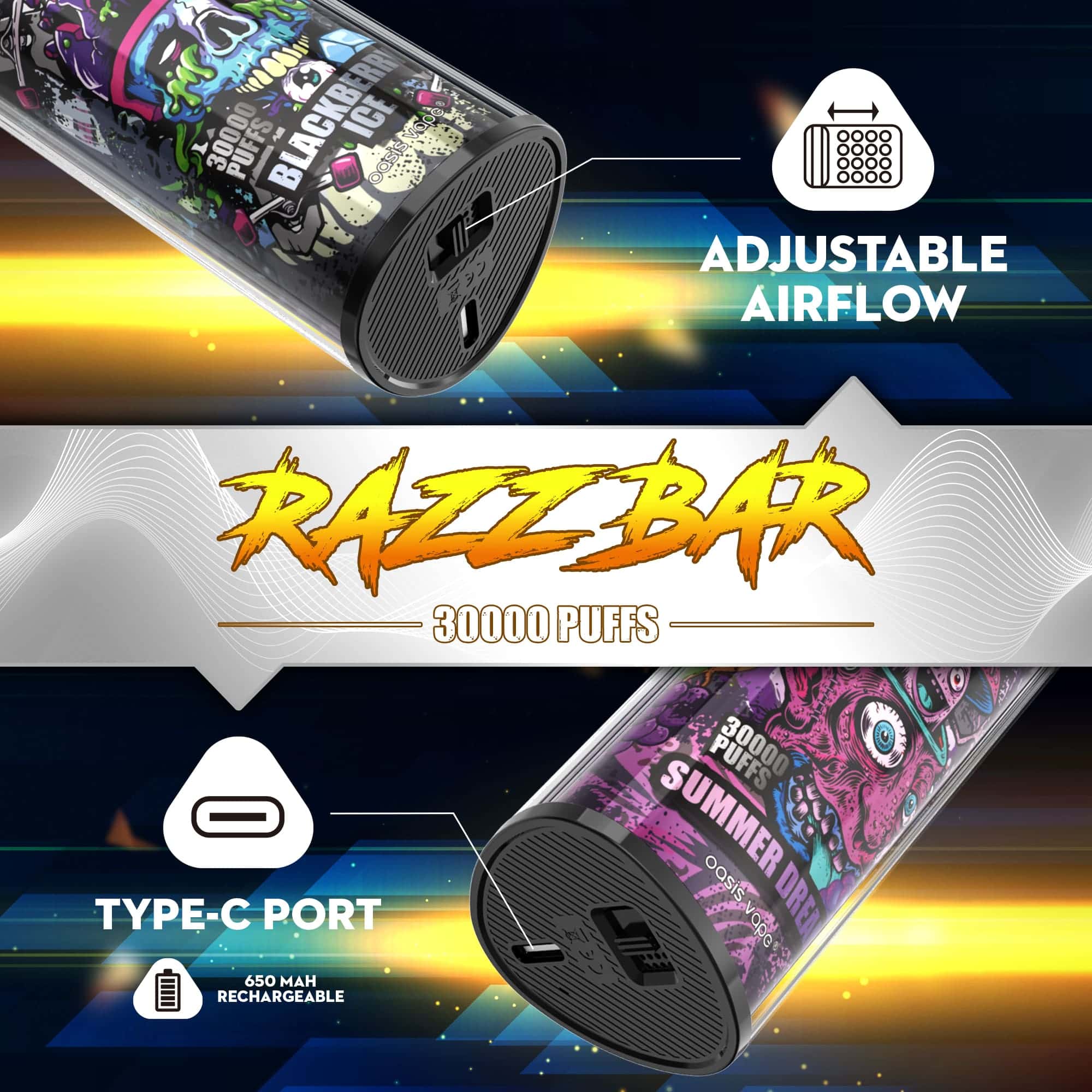 Razz Bar 30000 Lemon Lime