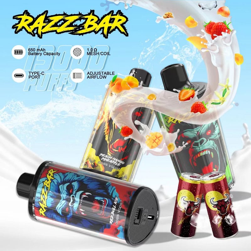 Razz Bar 15000 Lemon Lime