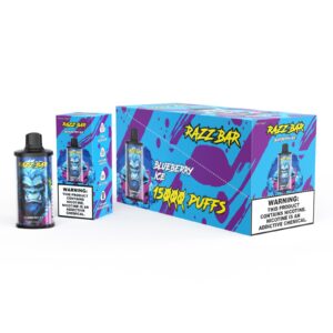 Razz Bar 15000 Blueberry Ice