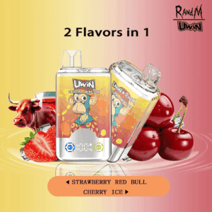 Uwin Crystal Twins 40000 Strawberry Red Bull/Cherry Ice