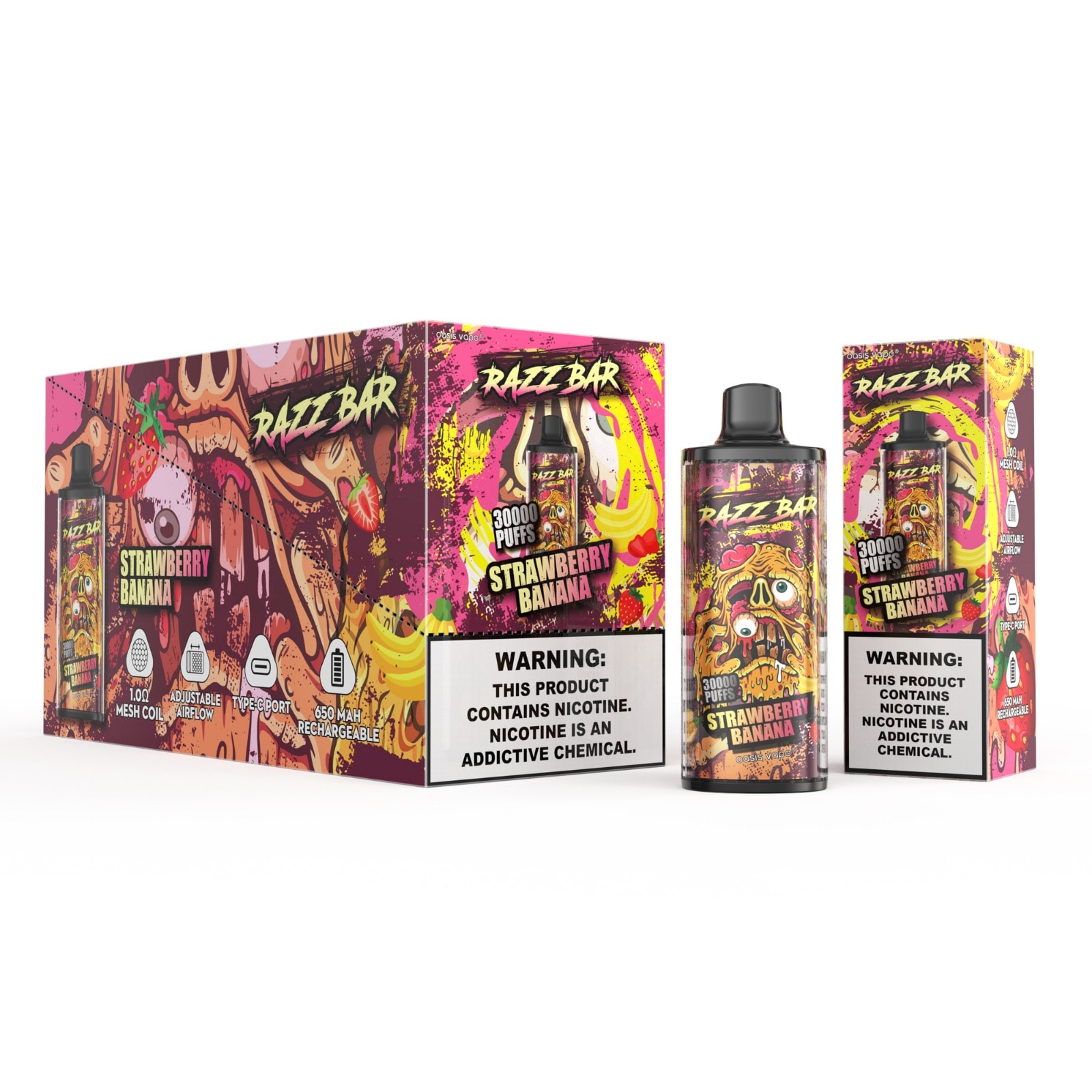 Razz Bar 30000 Strawberry Banana