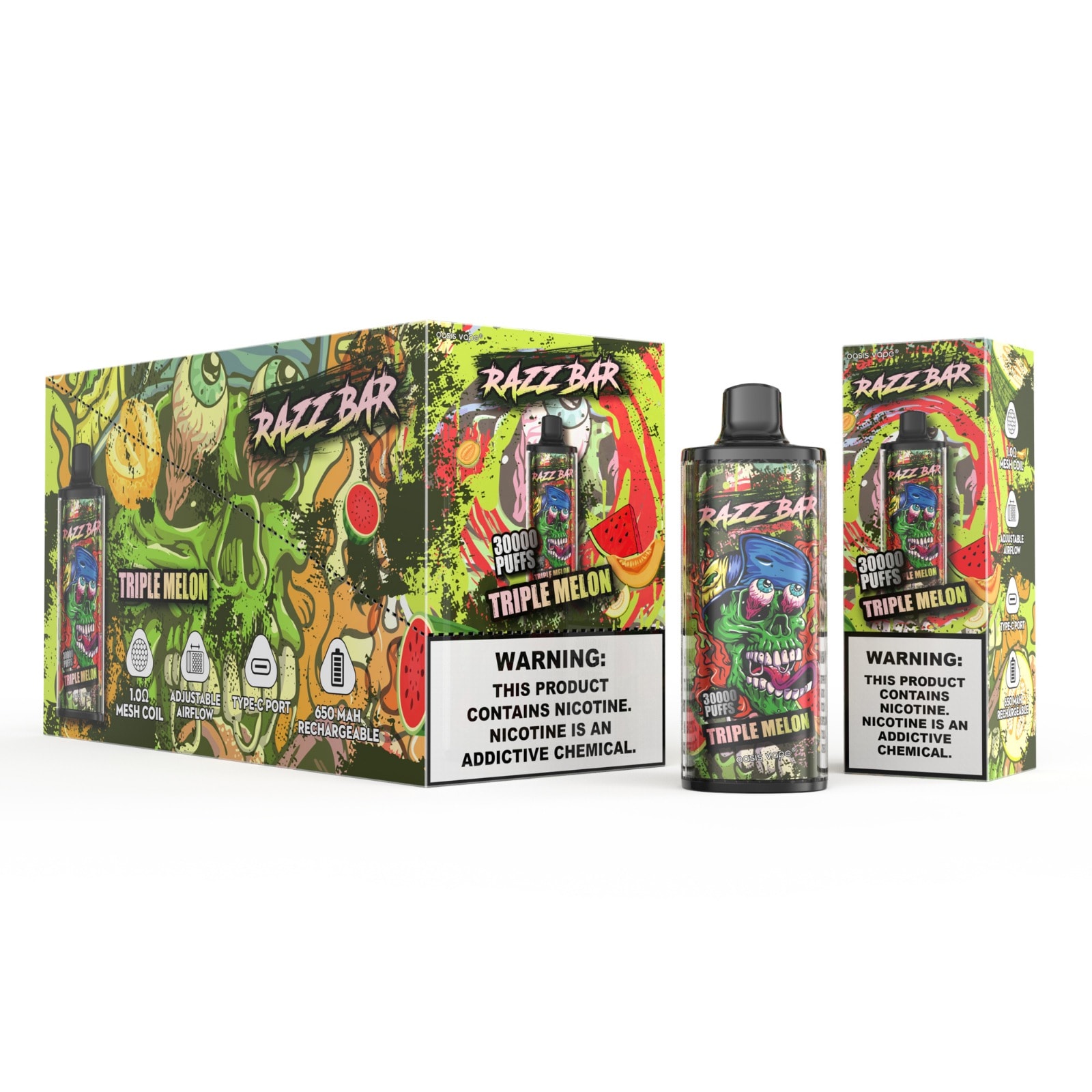Razz Bar 30000 Triple Melon