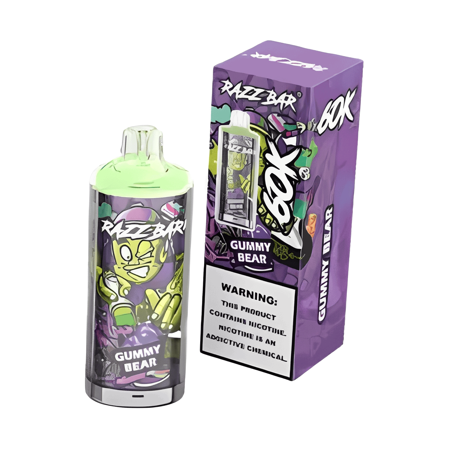 Razz Bar 60000 Gummy Bear