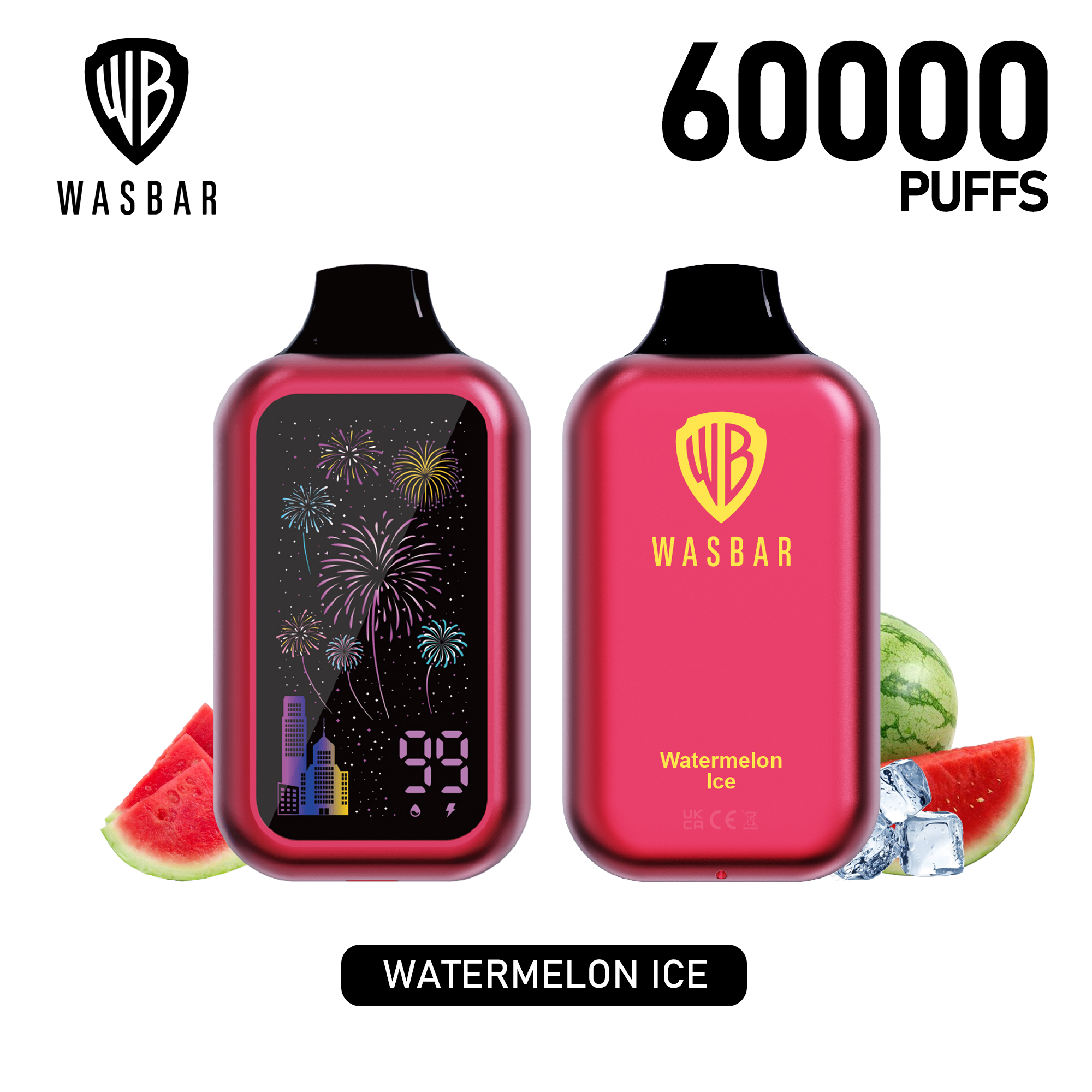 WASBAR 60K Watermelon Ice