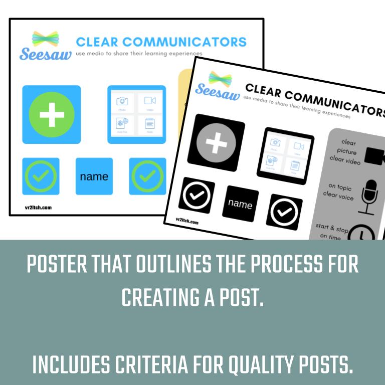 SEESAW DIGITAL CITIZENSHIP POSTER & RUBRIC - Image 2
