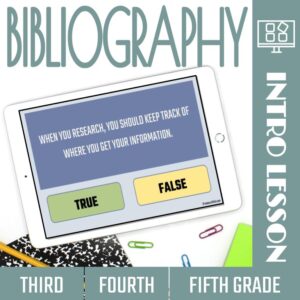 Bibliography Introduction: Citation Lesson