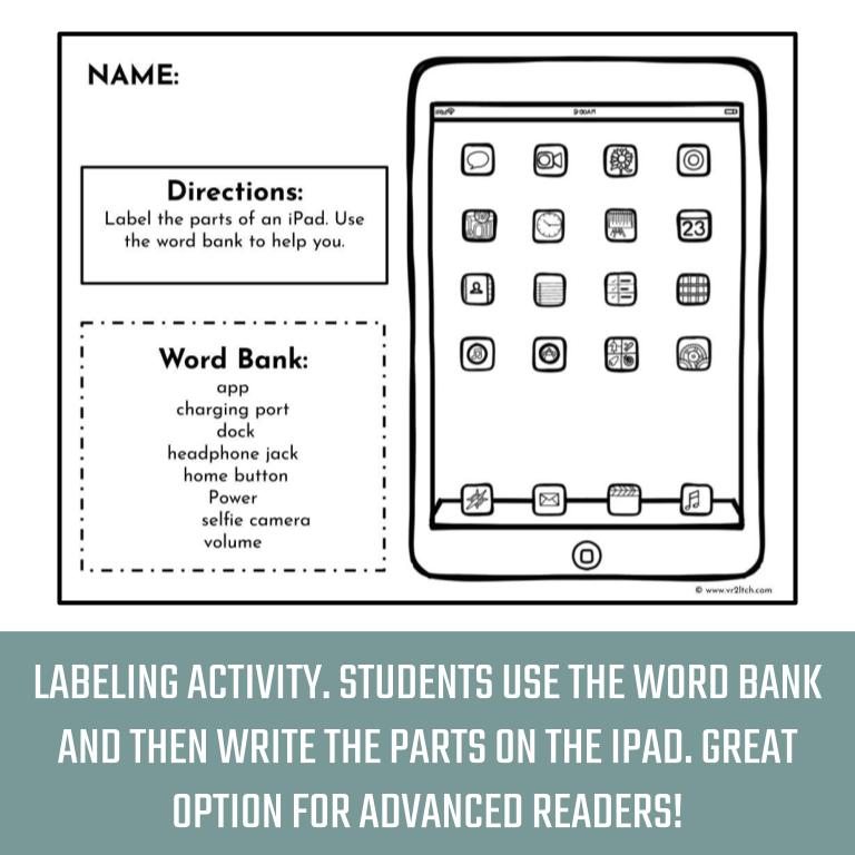 Parts of an iPad Activities and Games - Image 4
