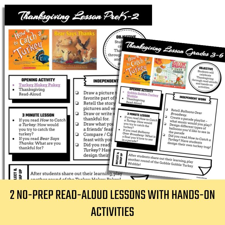 No-Prep November Library Lessons - Image 14