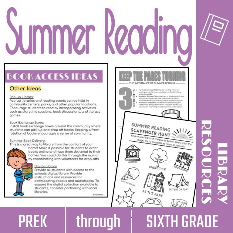 Summer reading kit for school librarians