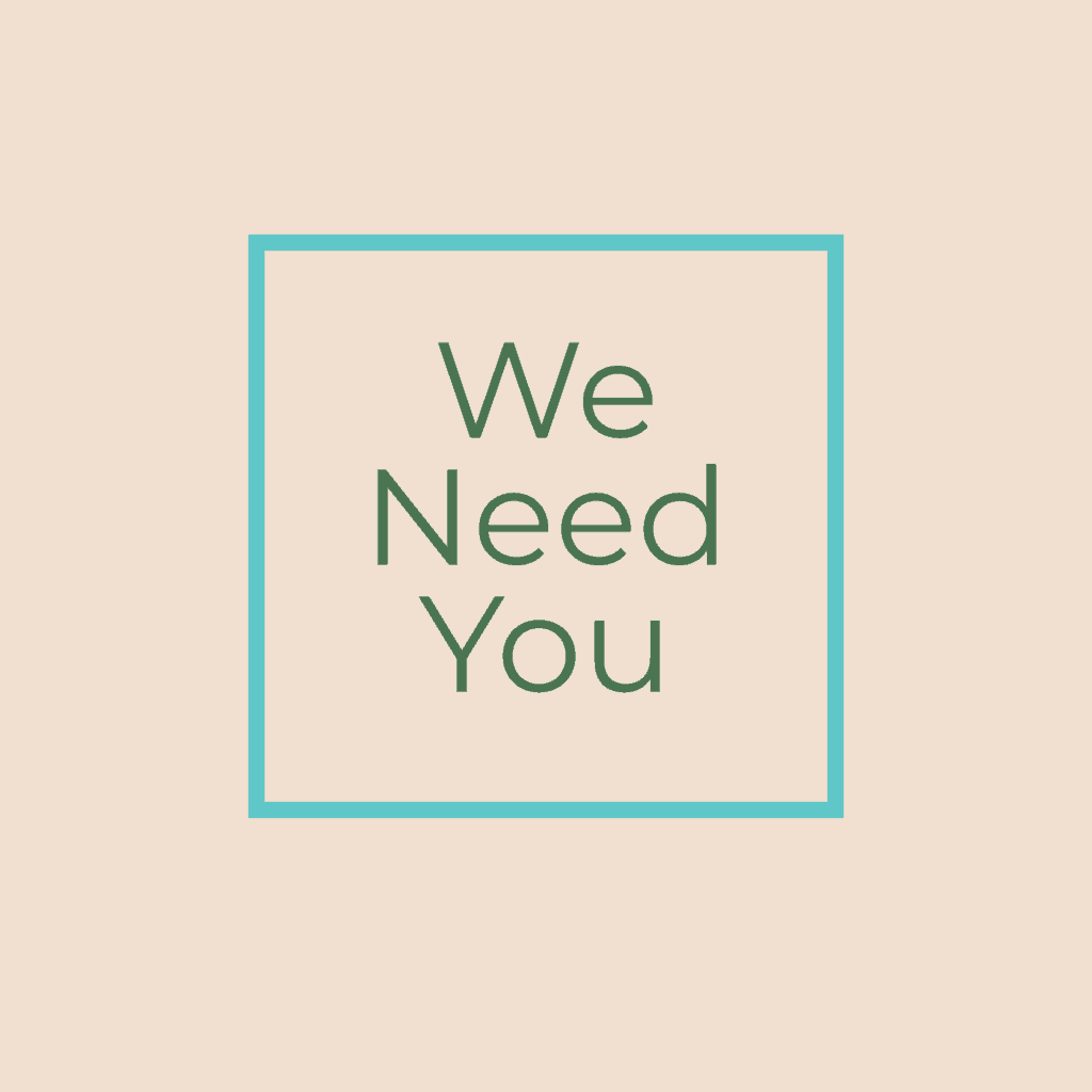 we need you text